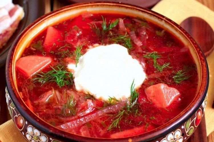 Borsch with Sauerkraut and Beetroot