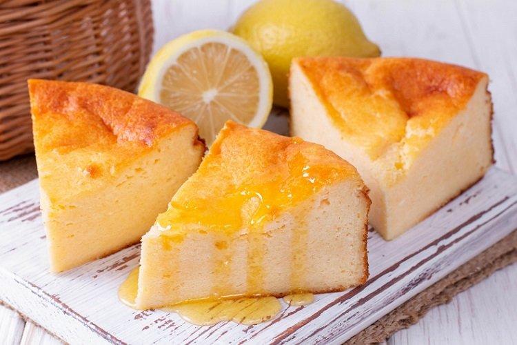 Cottage Cheese and Lemon Bake with Semolina