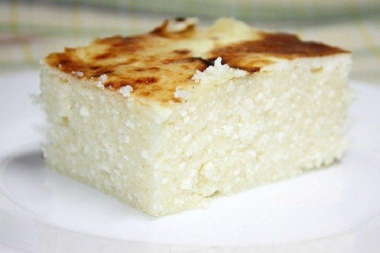 Children's Cottage Cheese Bake with Semolina