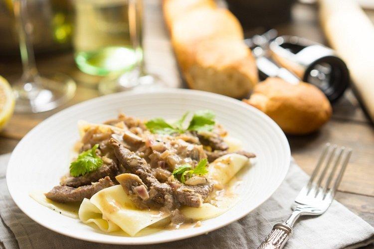 Swiss-Style Beef Stroganoff