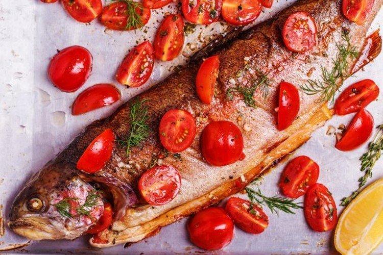 River Trout in the Oven