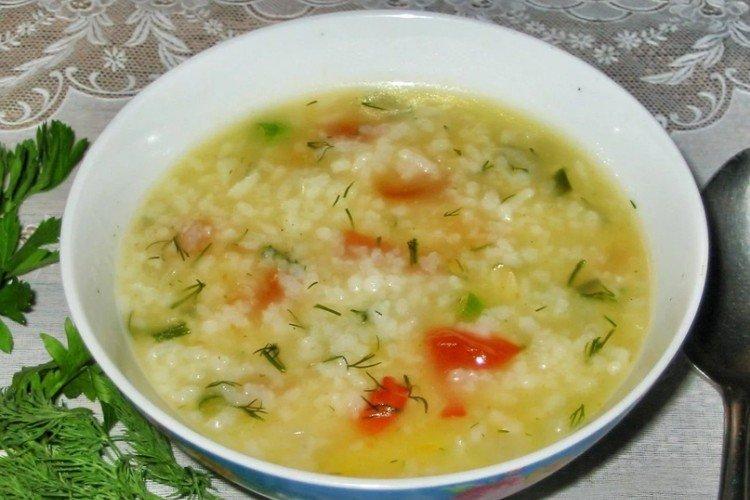 Gemüsesuppe mit Reis