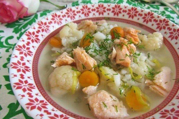 Trout and Cauliflower Soup