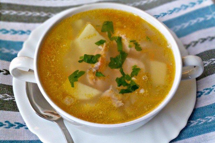 Trout Soup with Millet