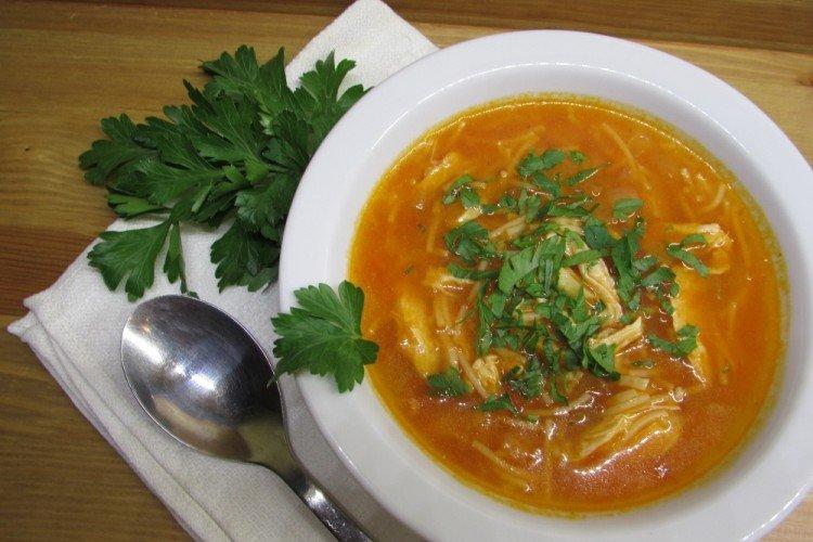 Trout Soup with Vermicelli