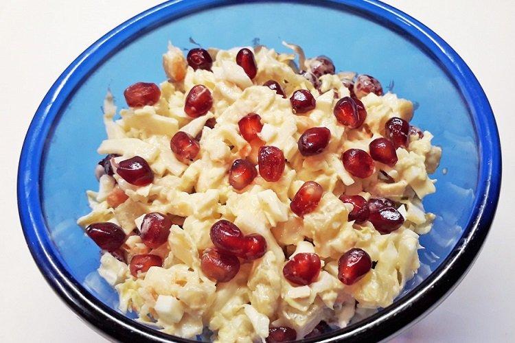 Pineapple, Chicken, and Pomegranate Salad