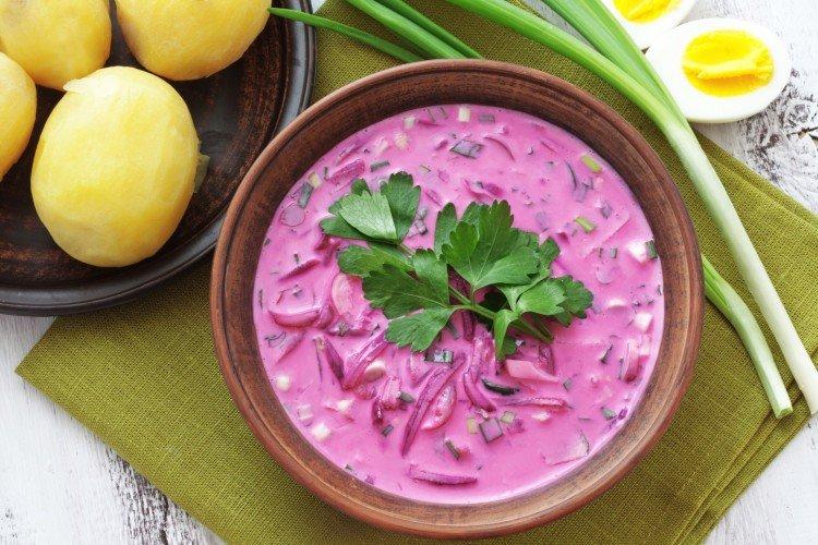Cold Borscht with Kefir