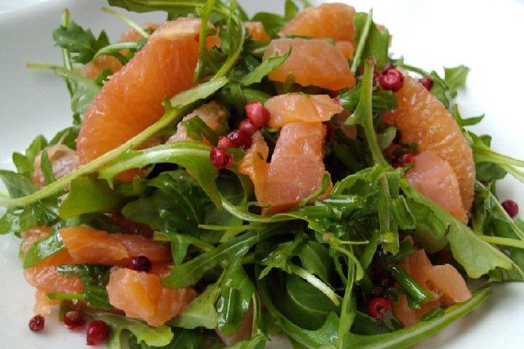 Red Fish and Arugula Salad