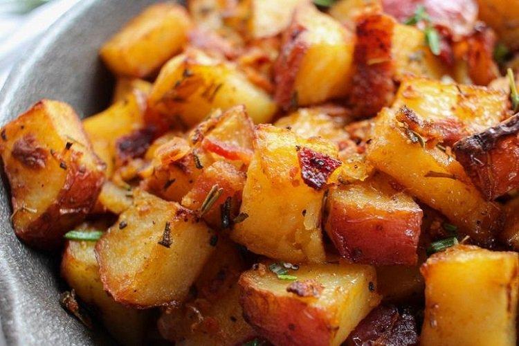 Bratkartoffeln mit Speck