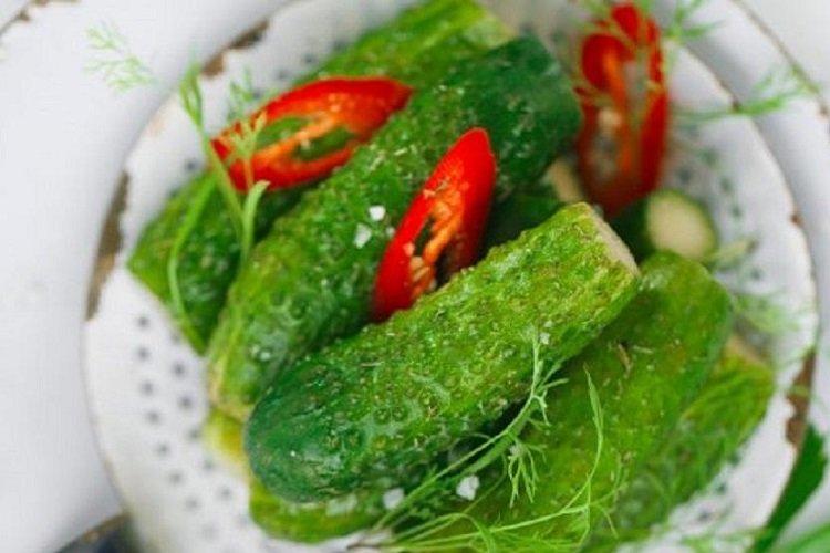 Georgian-Style Lightly Salted Cucumbers