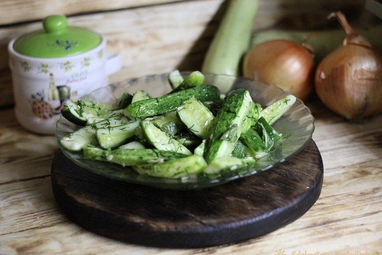 Smashed Lightly Salted Cucumbers