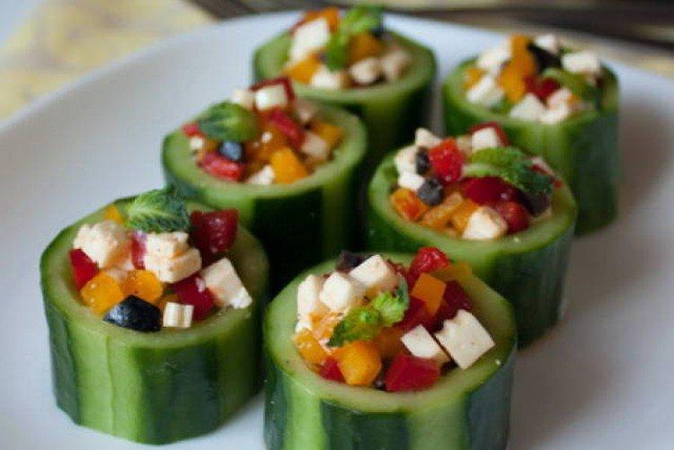 Vasitos de pepino