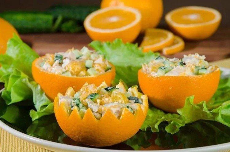Naranjas rellenas