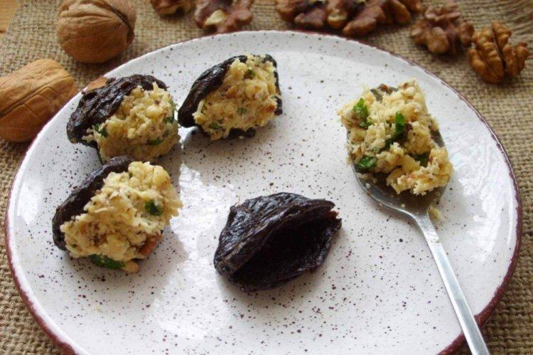 Ciruelas pasas rellenas
