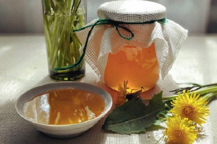 Mermelada de diente de león al estilo oriental