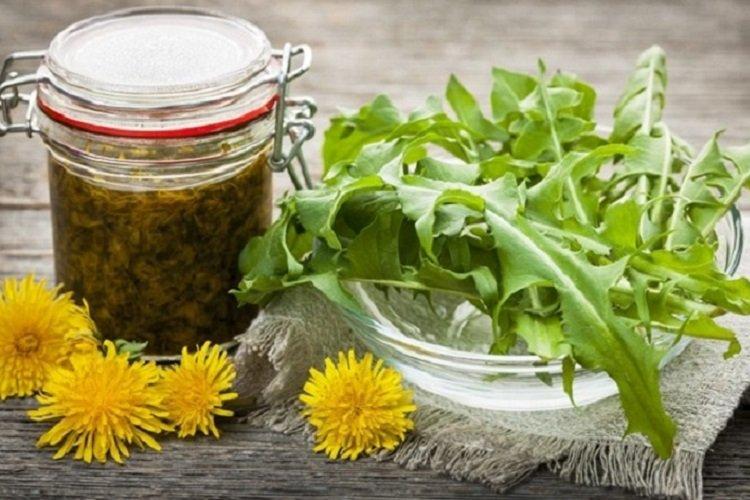 Mermelada de diente de león sin tratamiento térmico
