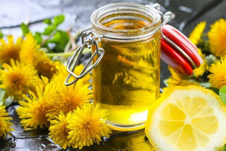 Mermelada de diente de león con limón