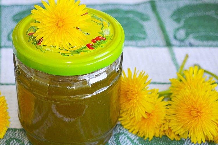 Mermelada de diente de león y menta