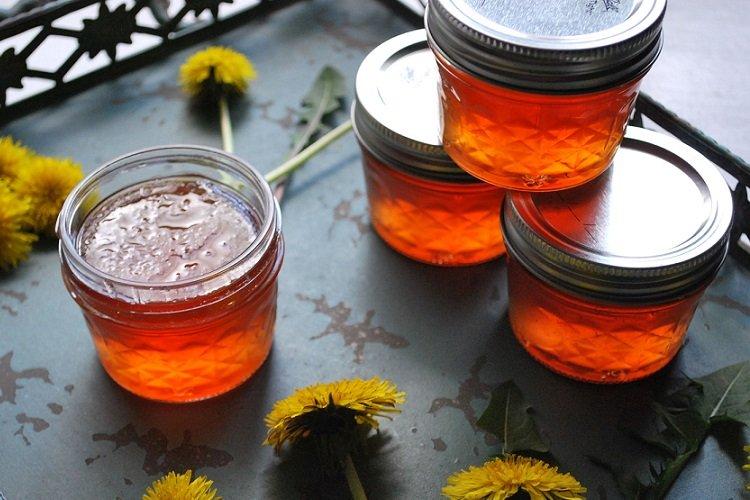 Mermelada de diente de león y rosa