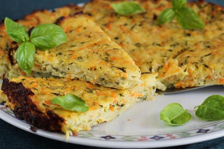 Zucchini and Suluguni Cheese Casserole