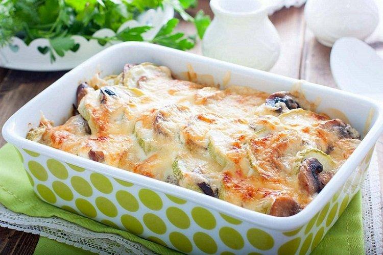 Zucchini and Mushroom Casserole