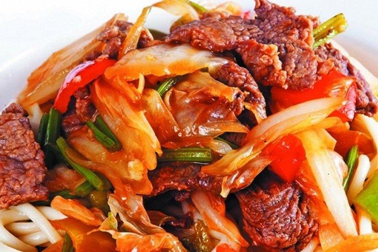 Uyghur-Style Beef Lagman