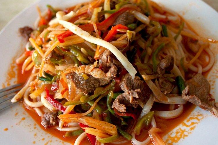 Lagman with Beef and Homemade Noodles