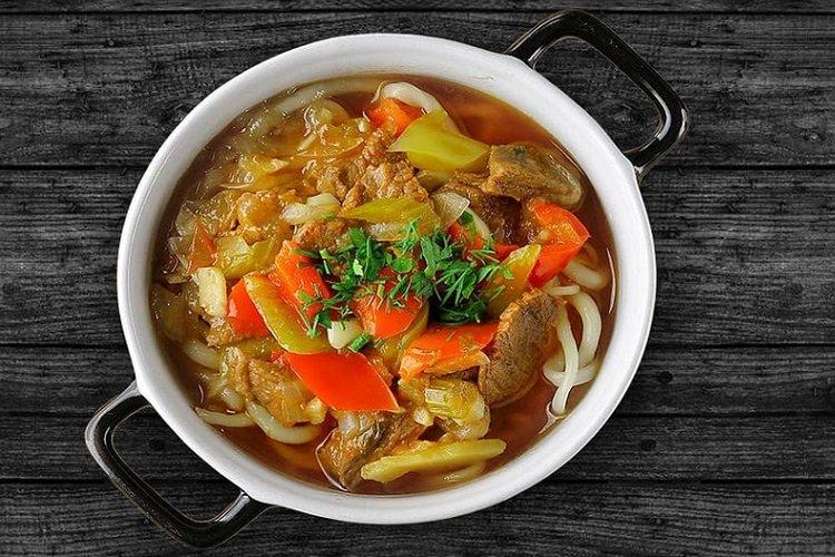 Beef Lagman in a Multicooker