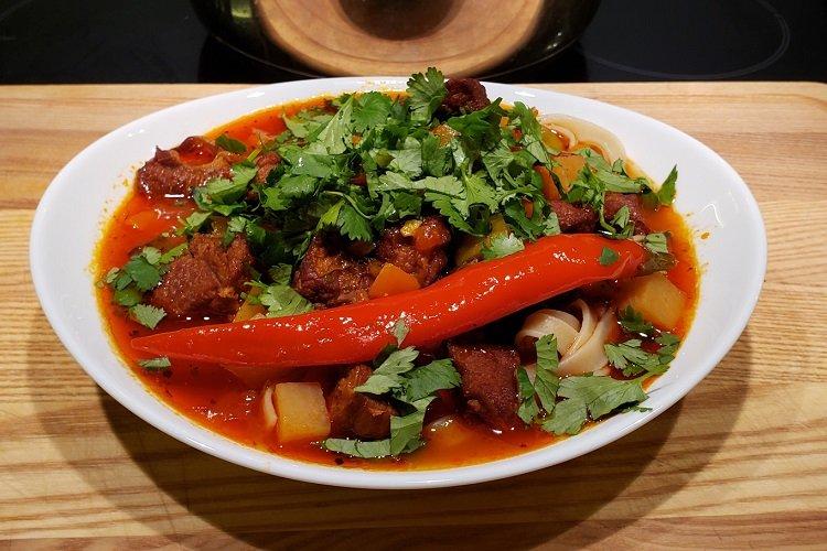 Spicy Beef Lagman