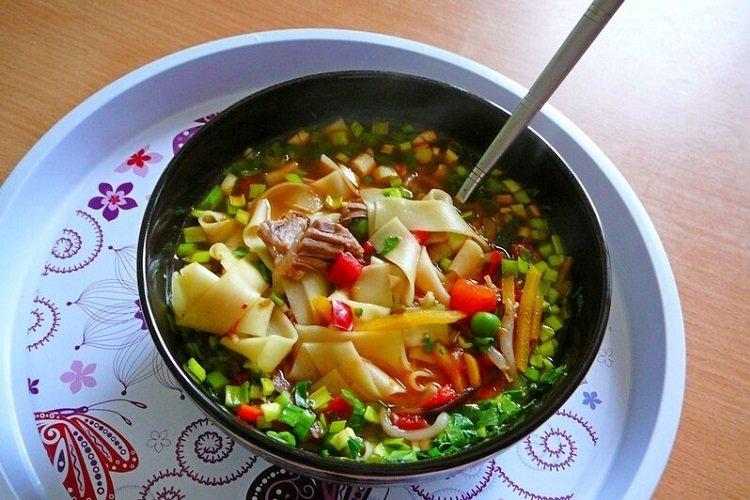 Altai-Style Beef Lagman