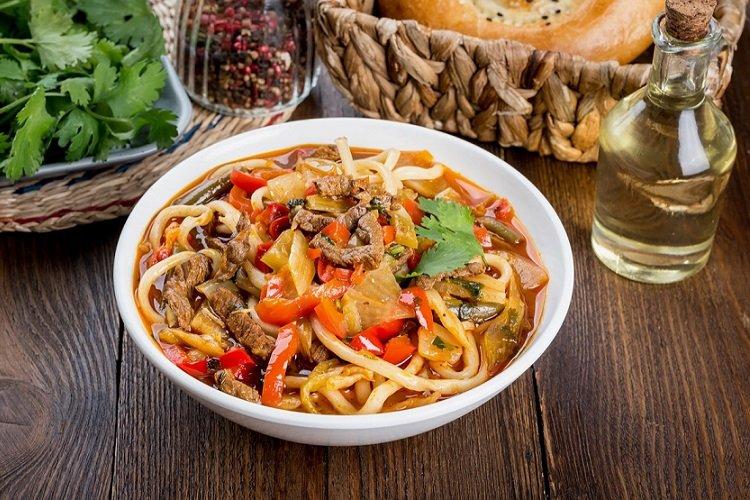Beef and Zucchini Lagman
