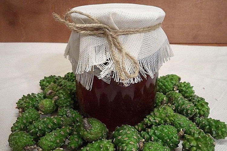 Green Pine Cone Jam