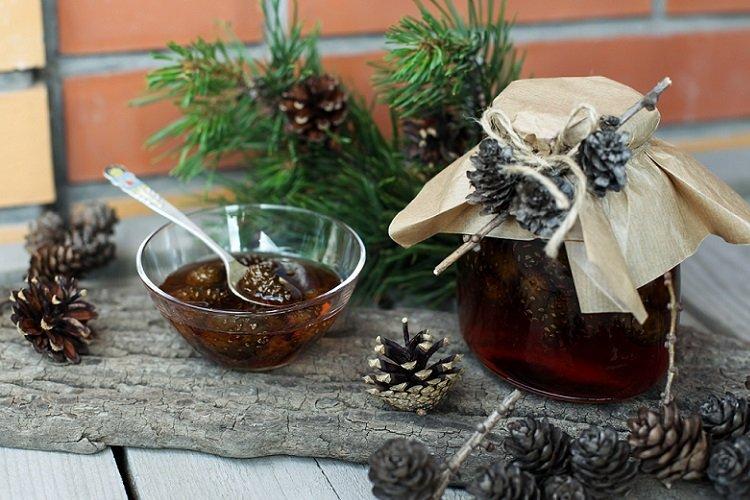 Pine Cone and Rosehip Jam
