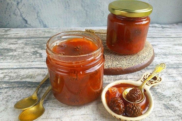 Pine Cone and Orange Jam