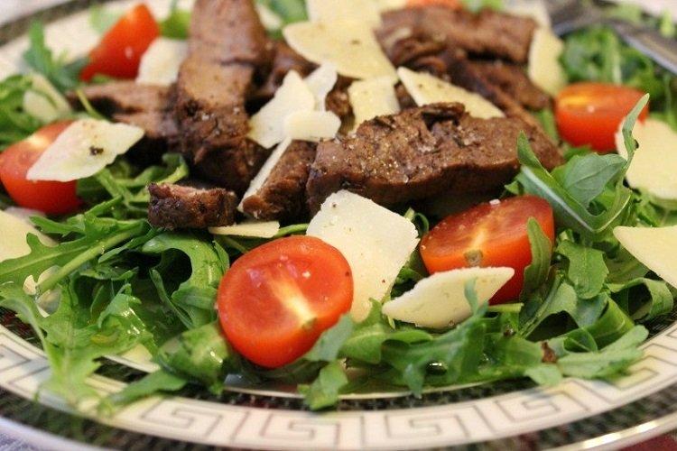 Parmesan and Beef Salad