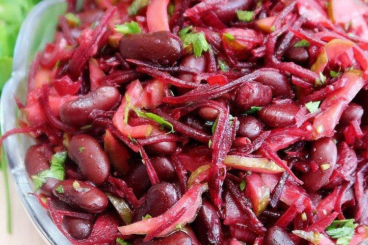 Beetroot and Red Bean Salad