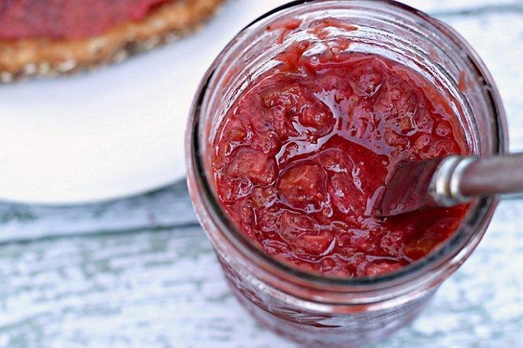 Rhabarber-Himbeer-Marmelade
