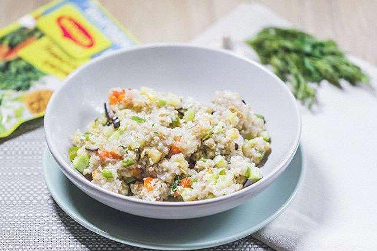 Gerstengrütze mit Zucchini