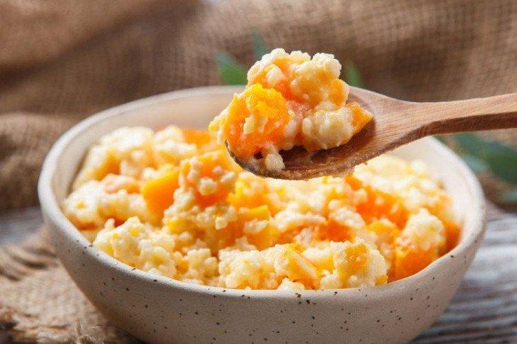Gerstengrütze mit Kürbis