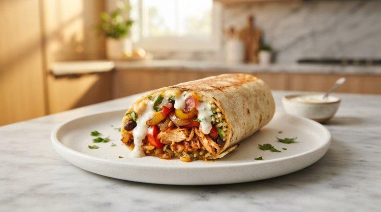 Burrito mit Hähnchen