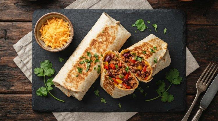 Burrito mit Rindfleisch