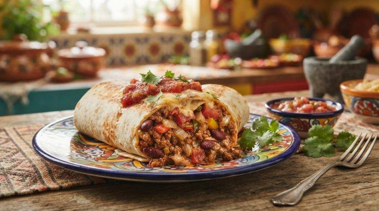 Klassisches mexikanisches Burrito
