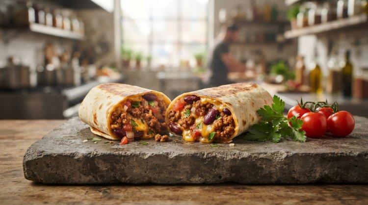 Burrito mit Hackfleisch