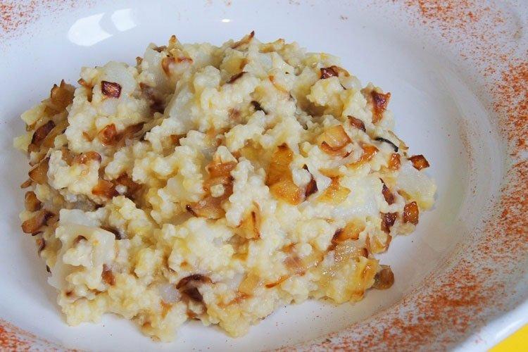 Millet Porridge with Cracklings