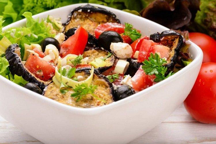 Eggplant and Feta Salad