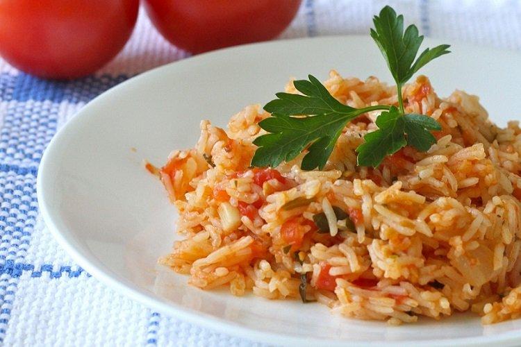 Rice Porridge with Tomatoes and Cheese