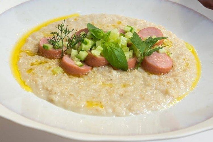 Oatmeal with Sausages