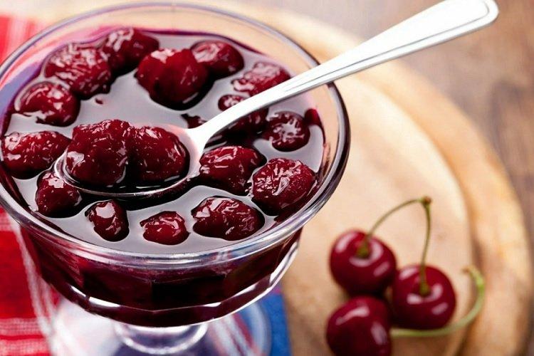 Mermelada de cereza sin hueso