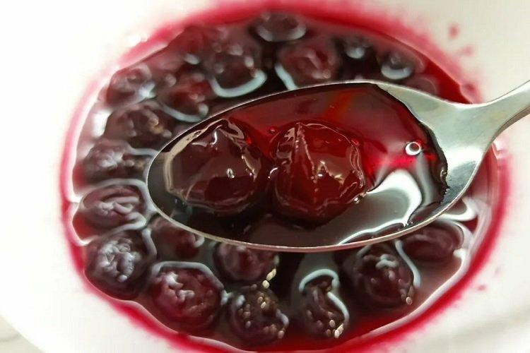 Mermelada de cereza sin azúcar