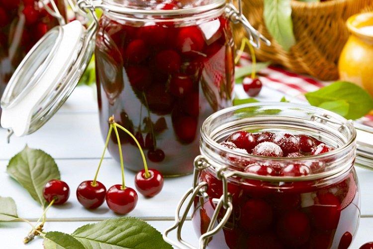 Mermelada de cereza y jengibre